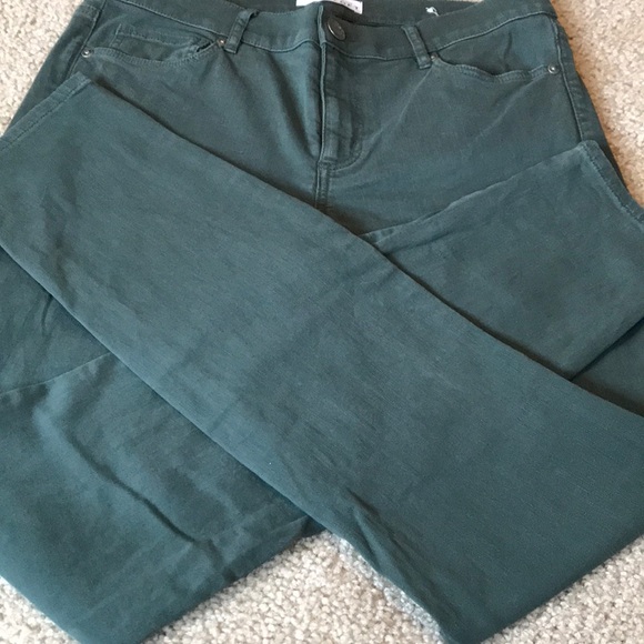 EUC ATL Forest Green Modern Skinny Jeans - Picture 2 of 4